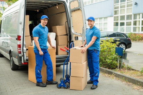 Combination of moving and storage services in Soho
