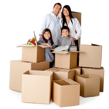 Happy clients after successful office relocation